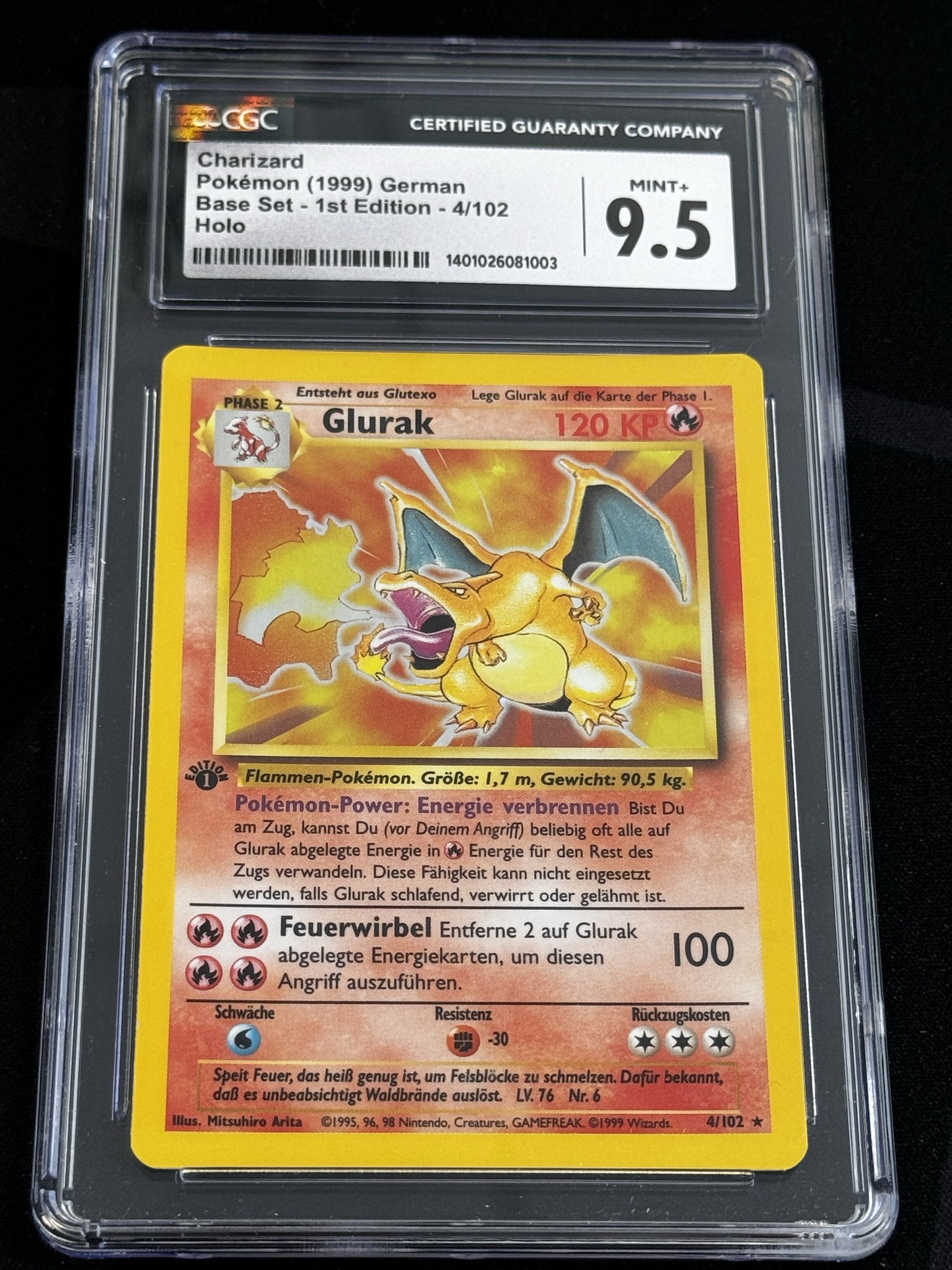 Deals CGC charizard 9.5