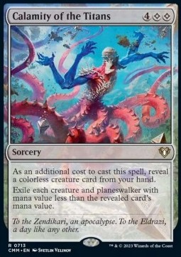 Calamity of the Titans - Commander Masters Extras