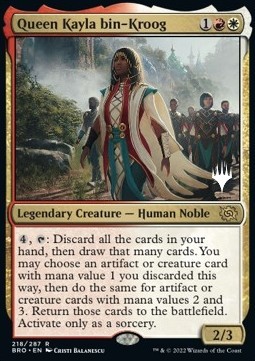 Queen Kayla bin Kroog (V.2) - The Brothers War Promos 