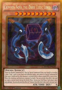 Crimson Nova the Dark Cubic Lord (V.2 - Gold Rare) 