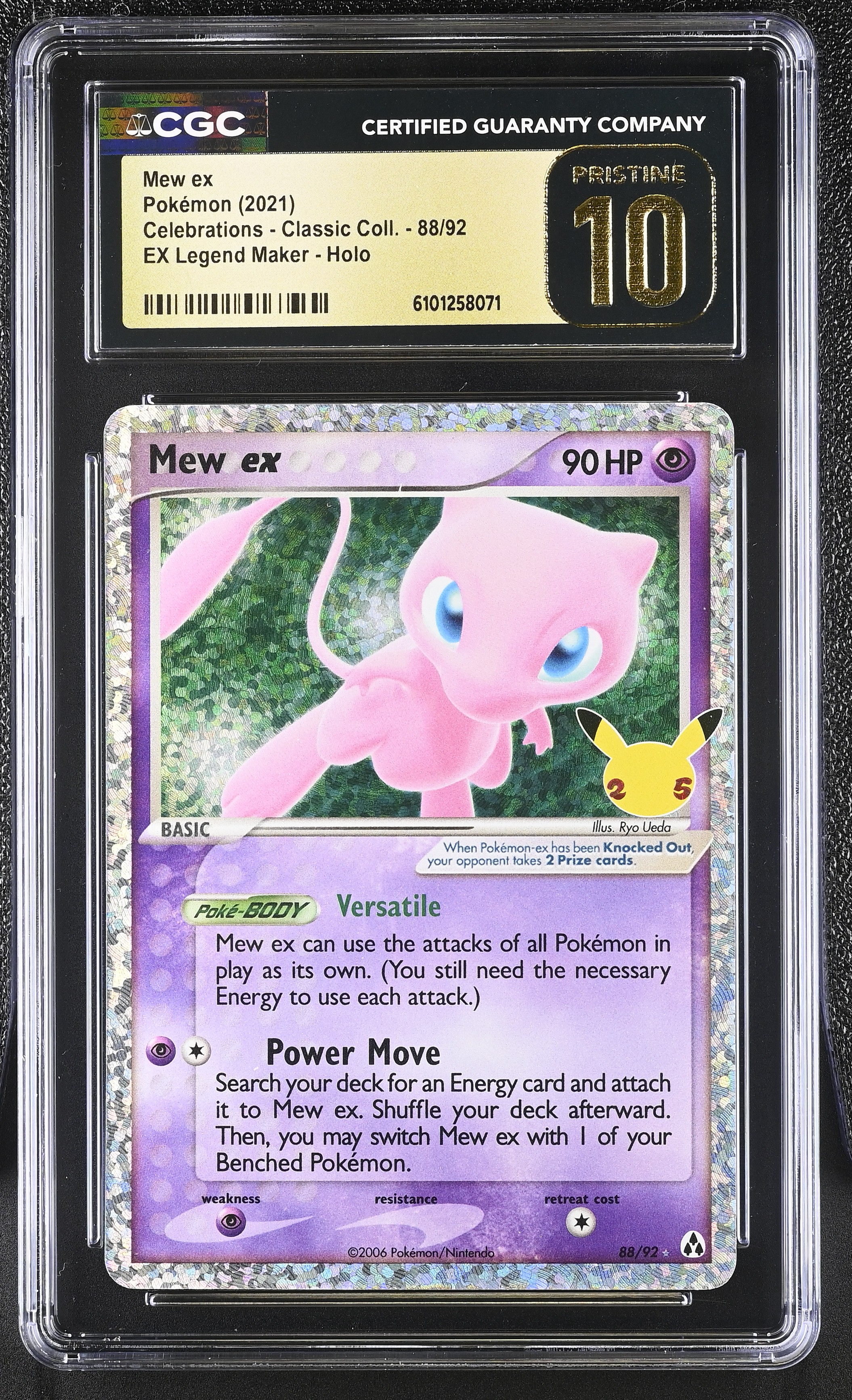 Mew ex - CEL 88 - English - CGC 10 
