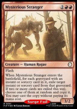 Mysterious Stranger (V.2) - Universes Beyond Fallout Extras 