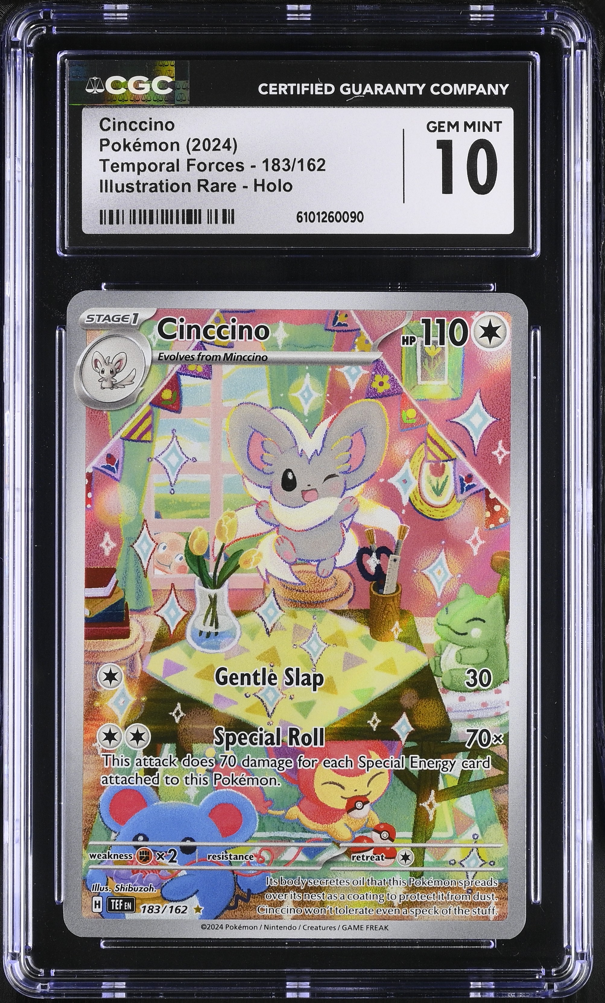 Cinccino - TEF 183 - English - CGC 10 