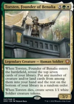 Torsten Founder of Benalia - Commander Dominaria United