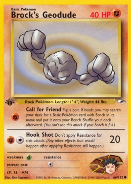 Brock's Geodude (Call for Friend) 