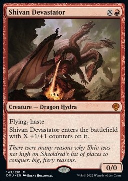Shivan Devastator - Dominaria United 