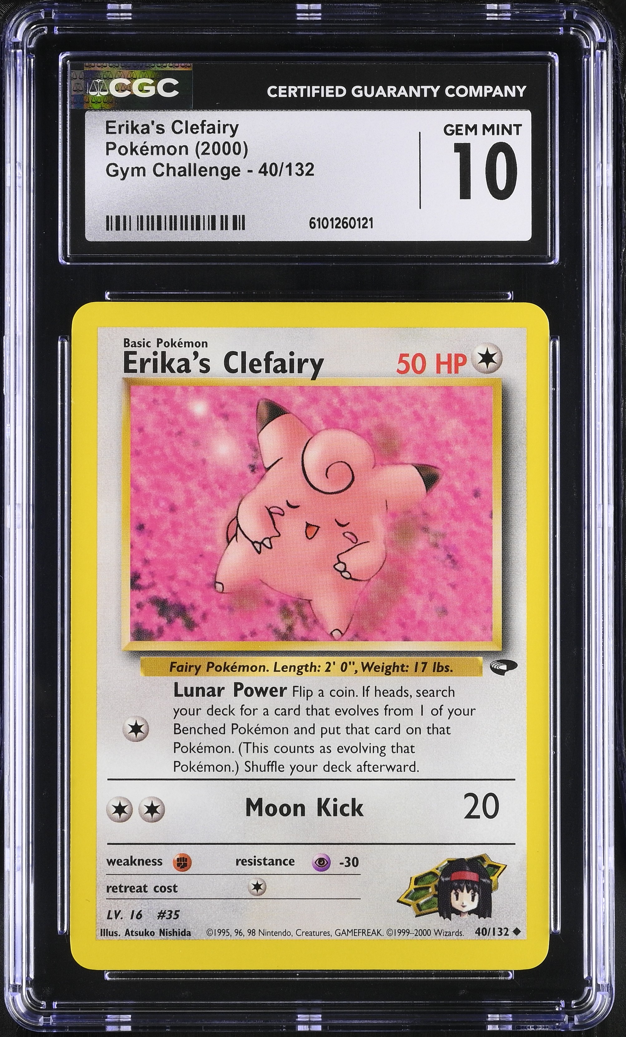 Erika's Clefairy - GC 40 - English - CGC 10 