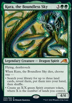 Kura the Boundless Sky (V.2) - Kamigawa Neon Dynasty Promos