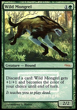 Wild Mongrel - Friday Night Magic Promos 