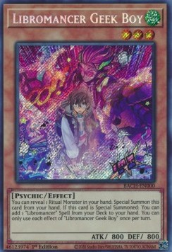 Libromancer Geek Boy (V.1 - Secret Rare)