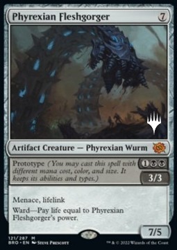 Phyrexian Fleshgorger (V.2) - The Brothers War Promos 