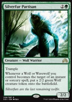 Silverfur Partisan - Shadows over Innistrad 
