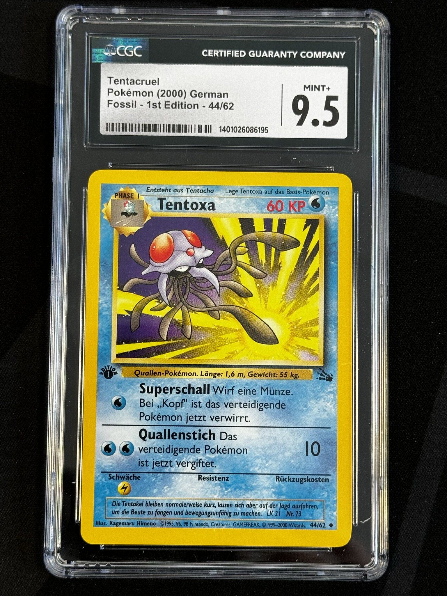 Tentacruel - FO 44 - German - CGC 9.5 