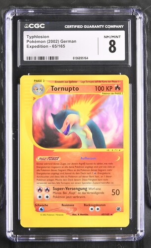 Typhlosion (Heat Up) - EX 65 - German - CGC 8 