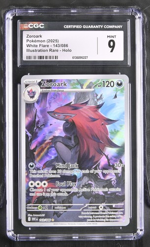Zoroark - WHT 143 - English - CGC 9 