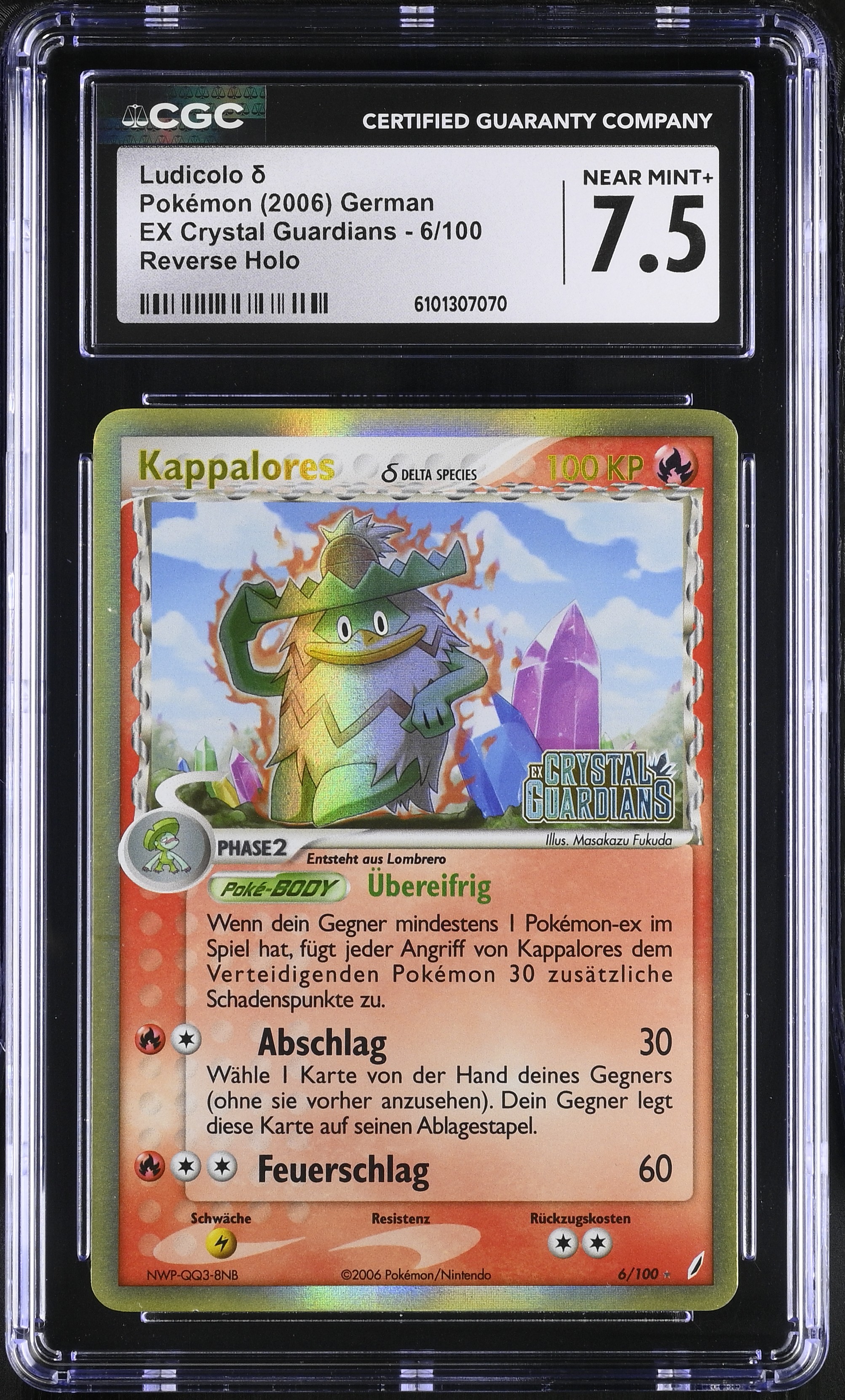 Ludicolo ? Delta Species - CG 6 - German - CGC 7.5 