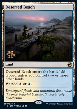 Deserted Beach (V.1) - Innistrad Midnight Hunt Promos 