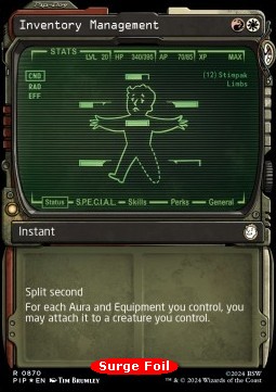 Inventory Management (V.3) - Universes Beyond Fallout Extras 