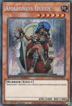 Amazoness Queen (V.2 - Secret Rare) 