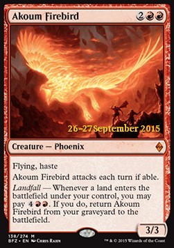 Akoum Firebird - Battle for Zendikar Promos 