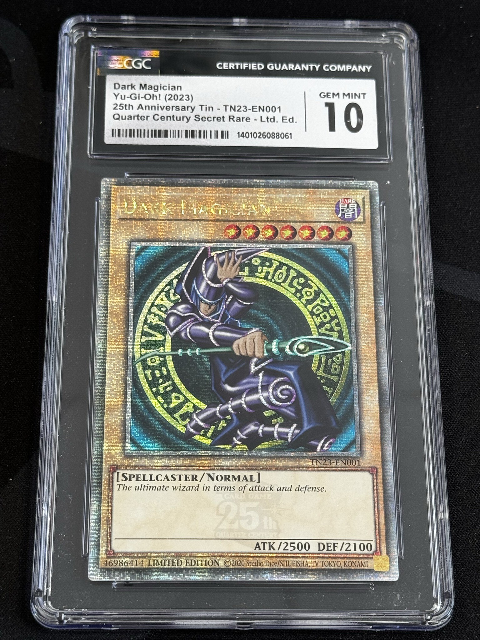 Dark Magician - TN23 1 - English - CGC 10