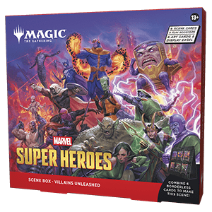 Magic The Gathering | Marvel Super Heroes Villains Unleashed Scene Box - English