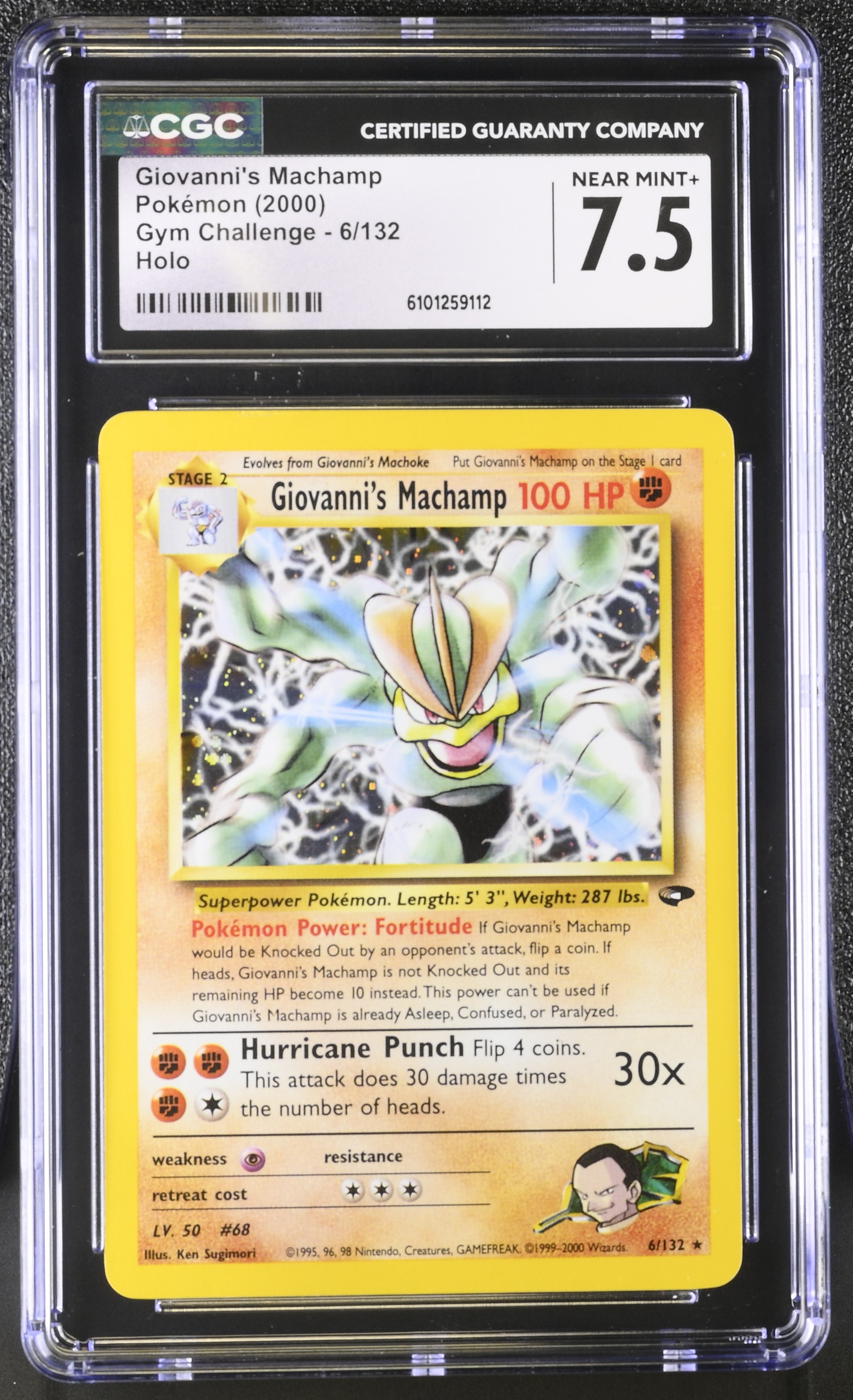 Giovanni's Machamp - GC 6 - English - CGC 7.5 