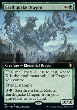 Earthquake Dragon - Commander Legends Battle for Baldurs Gate Extras 