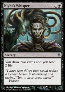 Nights Whisper - Duel Decks Jace vs. Vraska 