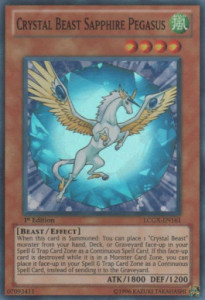 Crystal Beast Sapphire Pegasus 