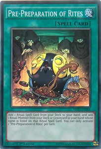 Pre-Preparation of Rites 