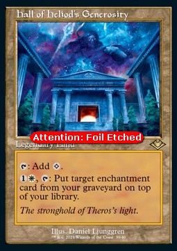 Hall of Heliods Generosity (V.2) - Modern Horizons Retro Frame Cards 