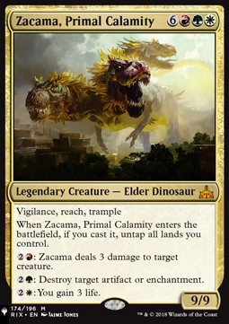 Zacama Primal Calamity - The List 