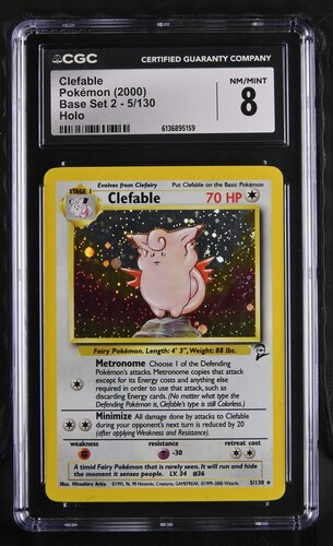 Clefable - B2 5 - English - CGC 8 