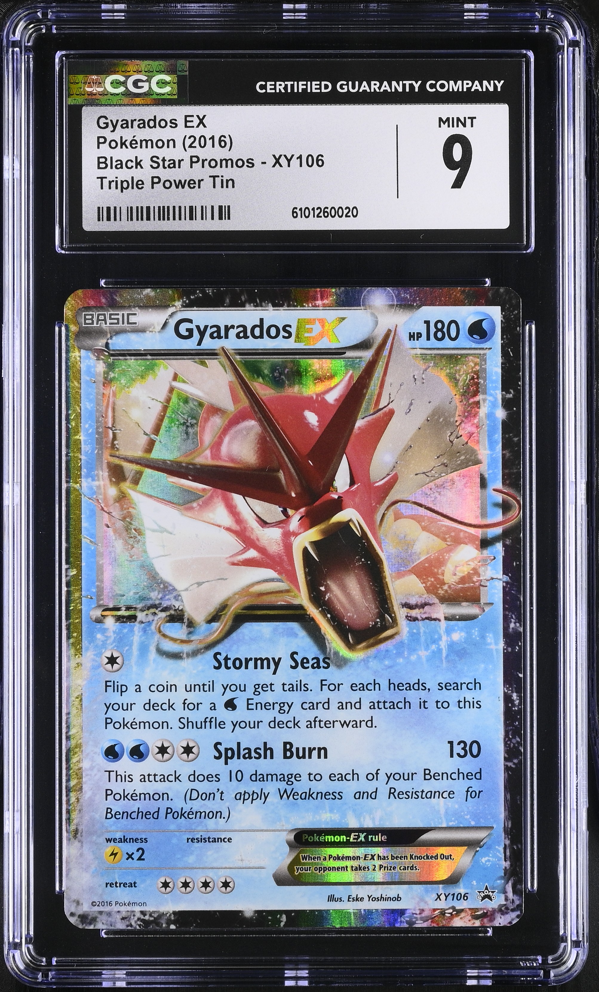 Gyarados EX - XYPR 106 - English - CGC 9 