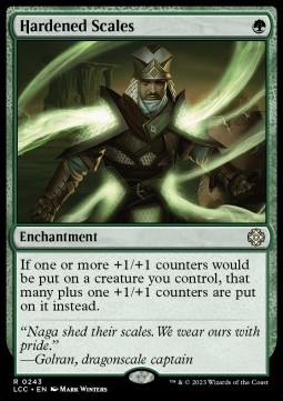 Hardened Scales - Commander The Lost Caverns of Ixalan 
