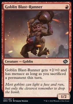Goblin Blast Runner - The Brothers War 