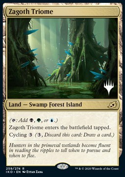 Zagoth Triome (V.1) - Ikoria Lair of Behemoths Promos 