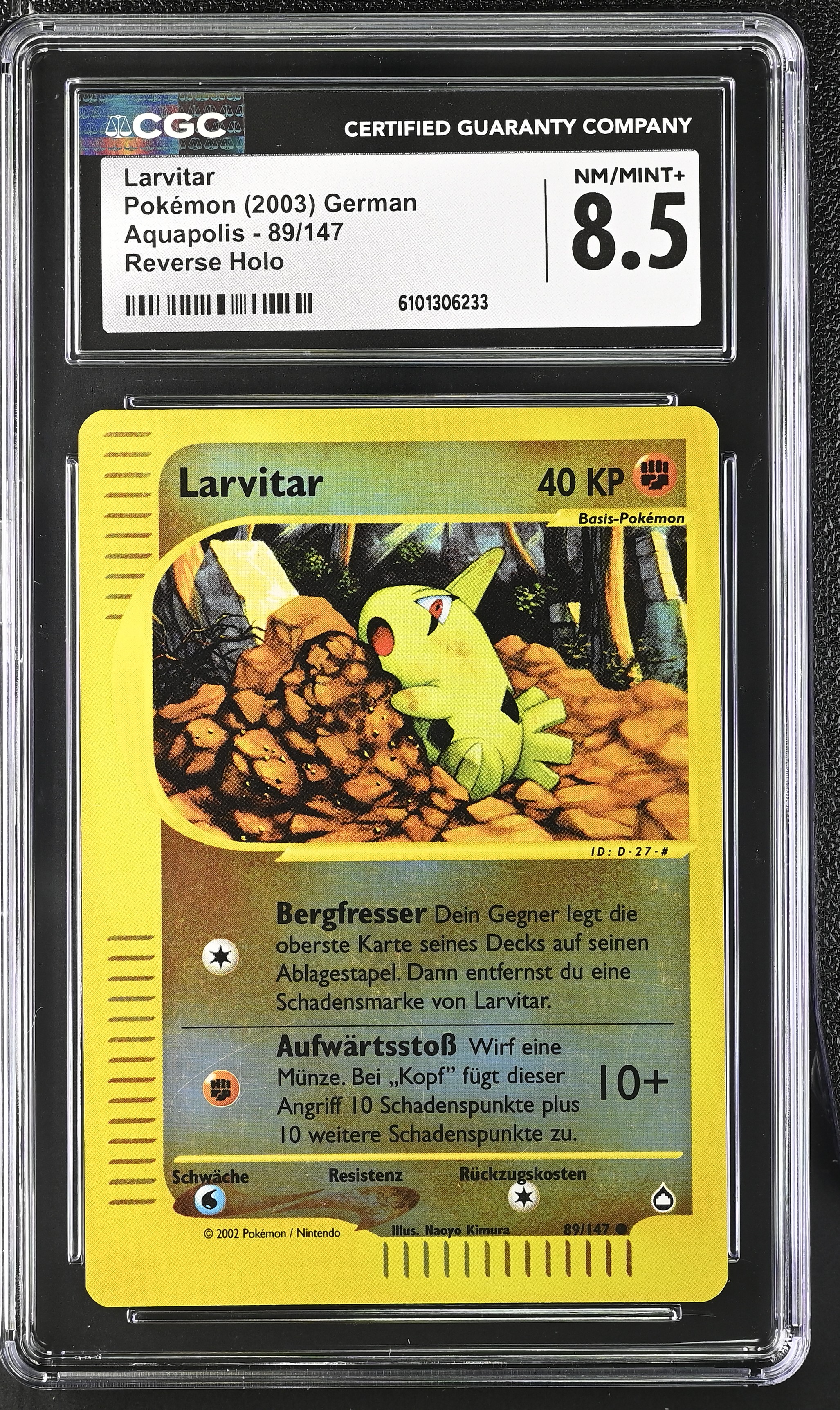 Larvitar - AQ 89 - German - CGC 8.5 