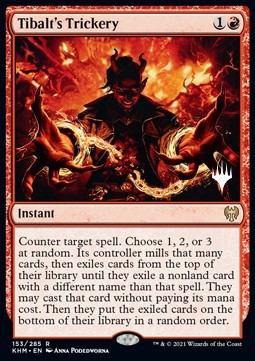 Tibalts Trickery (V.2) - Kaldheim Promos 