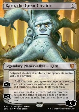 Karn the Great Creator - Commander Bloomburrow Extras 