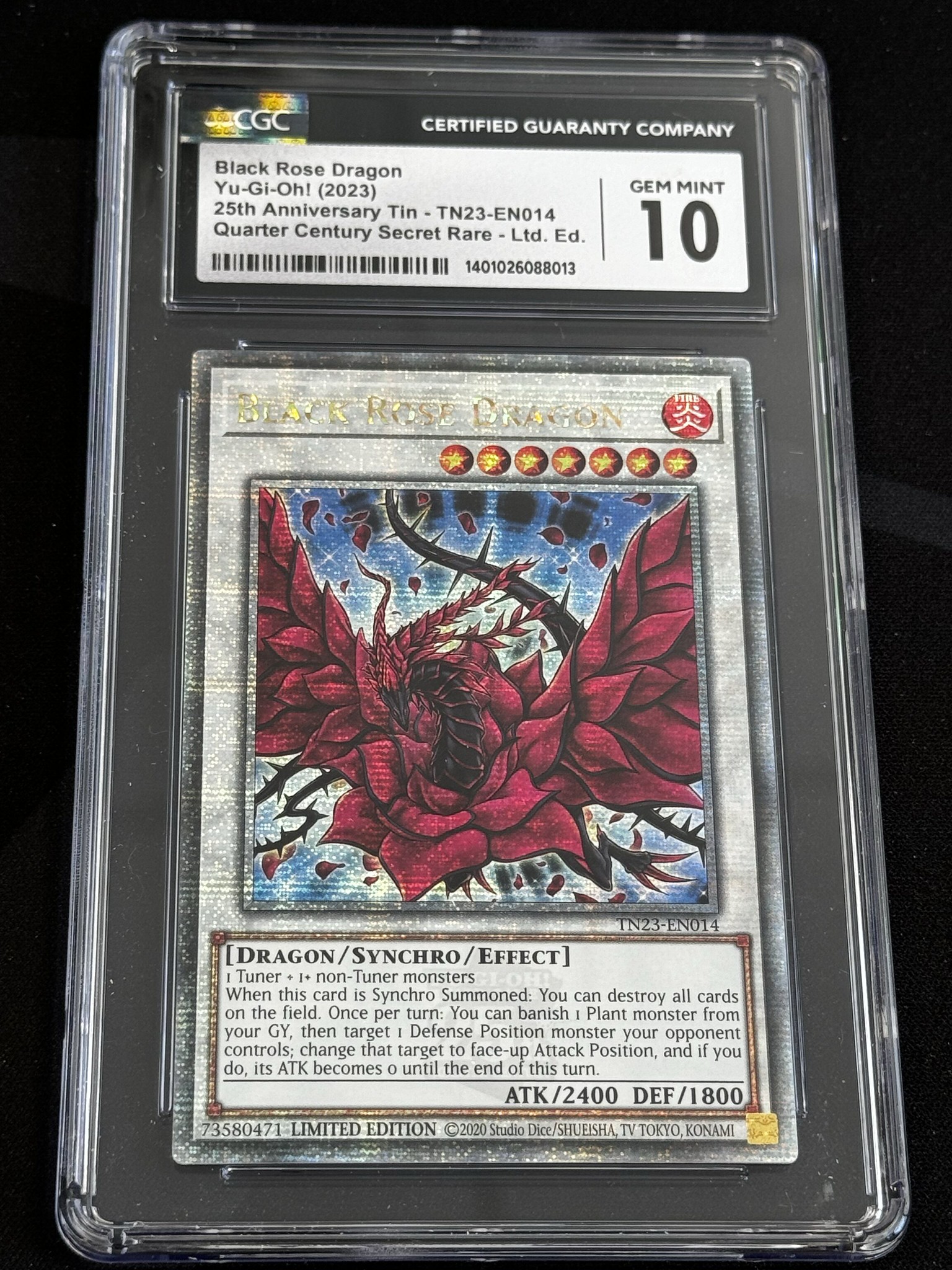 Black Rose Dragon - TN23 14 - English - CGC 10 