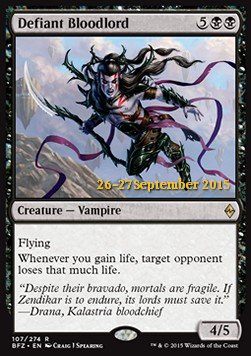 Defiant Bloodlord (V.2) - Battle for Zendikar Promos 