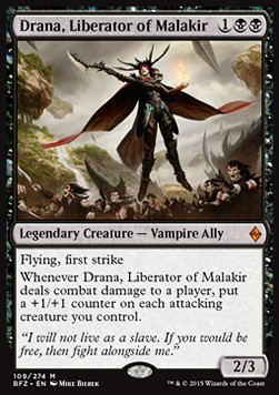 Drana Liberator of Malakir - Battle for Zendikar 
