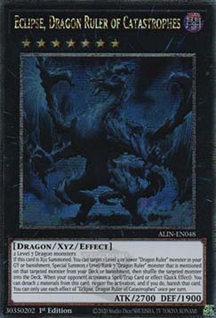 Eclipse Dragon Ruler of Catastrophes (V.2 Quarter Century Secret Rare) 