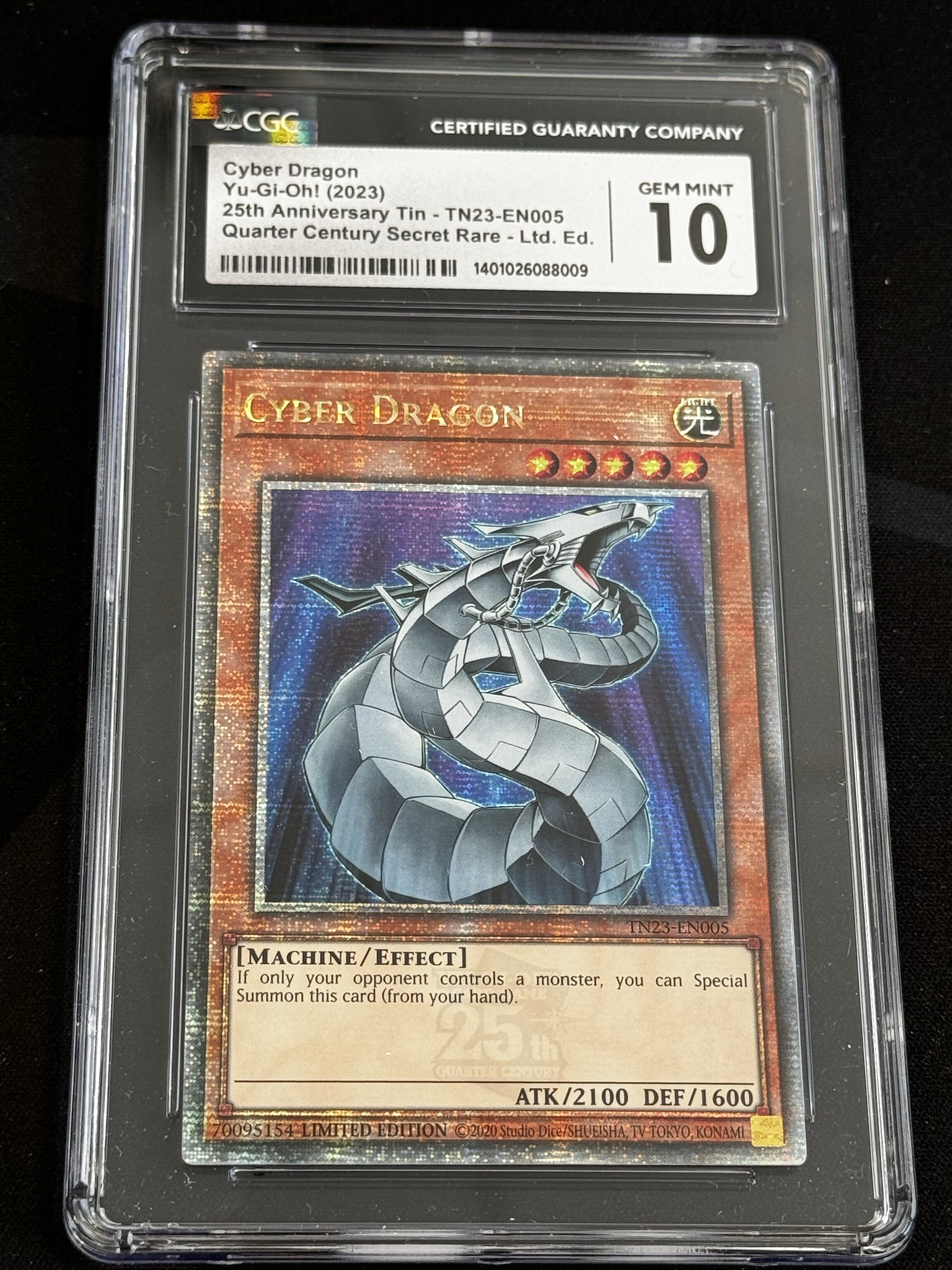 Cyber Dragon - TN23 5 - English - CGC 10 