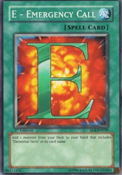E - Emergency Call 