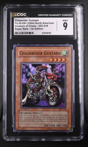 Chaosrider Gustaph - IOC 18 - American - CGC 9 