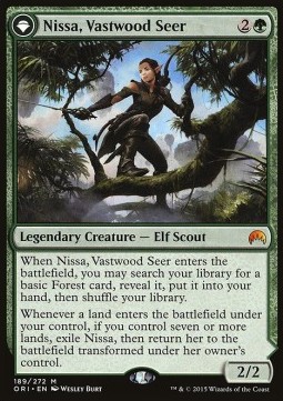 Nissa Vastwood Seer Nissa Sage Animist - Magic Origins 