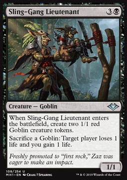 Sling Gang Lieutenant - Modern Horizons